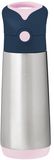 B.box Termoska na pití s brčkem - indigo/růžová 500ml