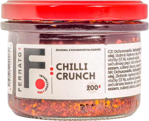 Fermato Sečuánský chilli olej - Crunch Normal 200 g