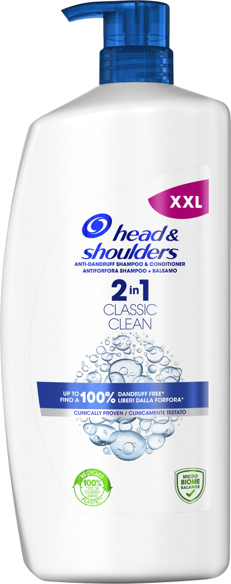 Head & Shoulders Classic Clean 2in1, Šampon proti lupům 900 ml