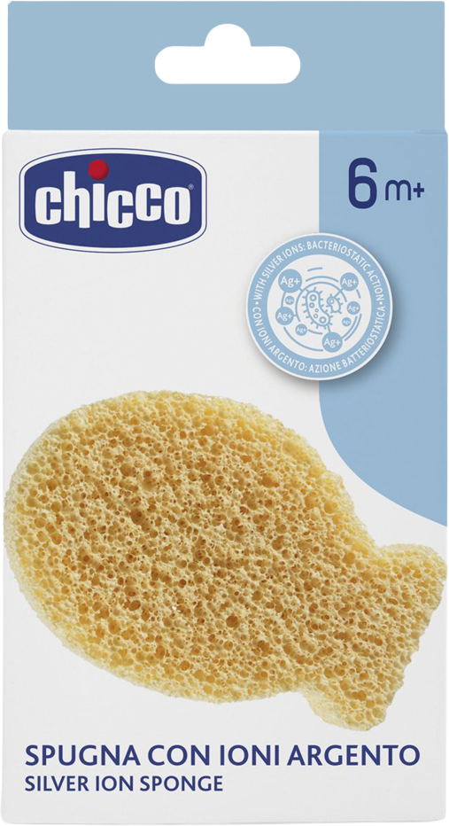 Chicco Houbička na umývání s ionty ze stříbra 6m+