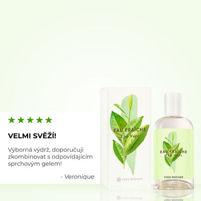 Yves Rocher Eau Fraiche Zelený čaj 100 ml