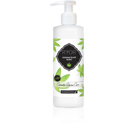 Konopné tělové mléko, 200 ml