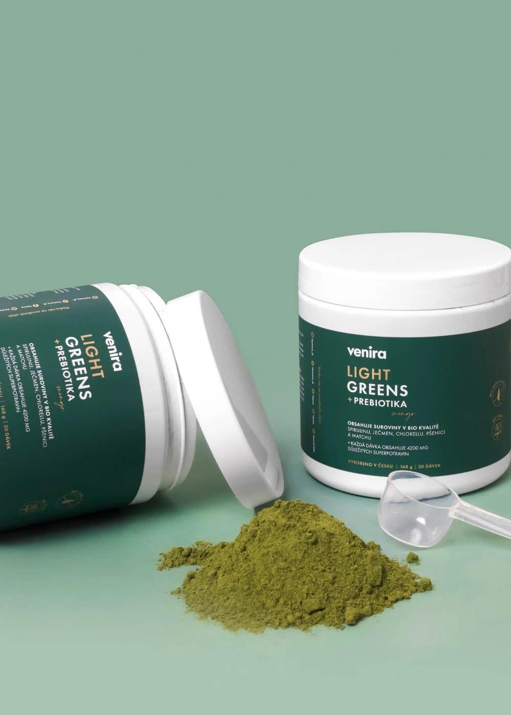 Venira Light greens+prebiotika mango 168 g
