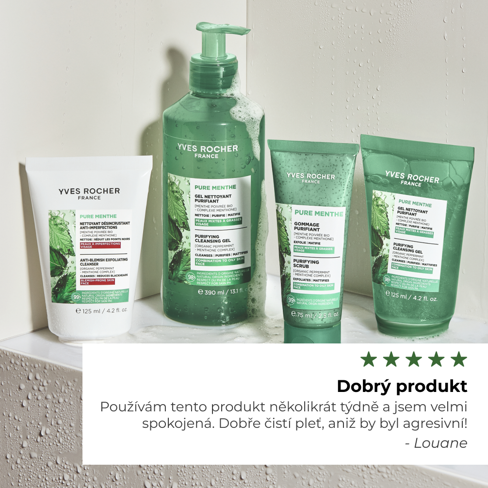 Yves Rocher Pure Menthe čisticí peeling 75 ml