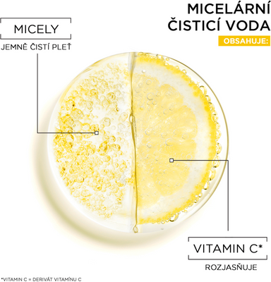 Garnier Skin Naturals rozjasňující micelární voda s vitamínem C 400 ml