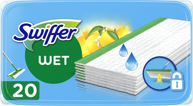 Swiffer Sweeper Čisticí Ubrousky Na Podlahu S Citrus Fresh Vůní 20 ks