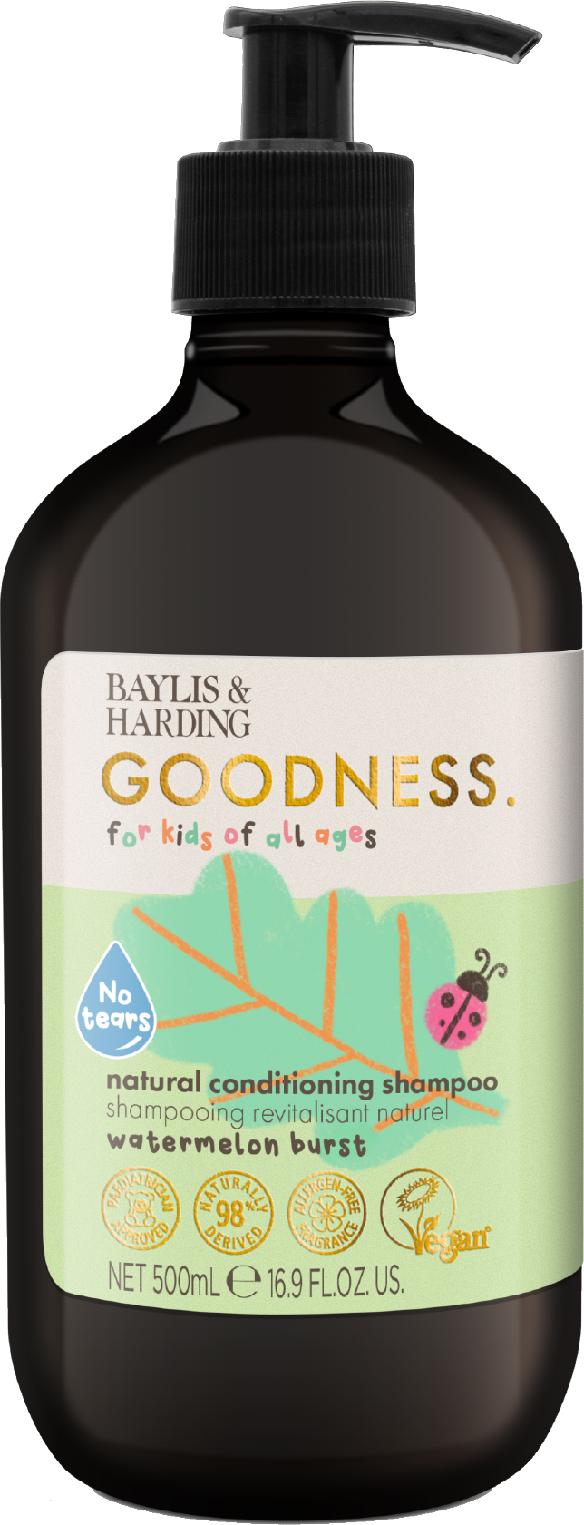 Baylis & Harding Goodness Dětský šampón na vlasy Vodní meloun 500 ml