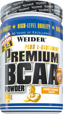 Weider Premium BCAA, Sunny Orange 500 g