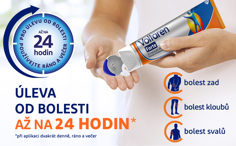 Voltaren Forte 20mg/g gel IIB CZ 150g