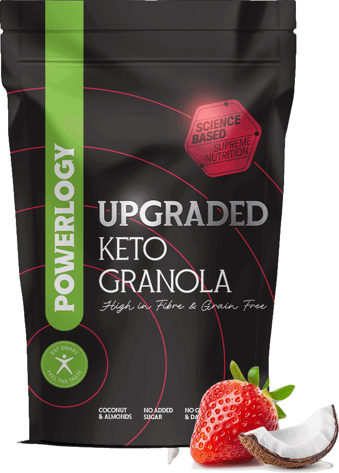 Powerlogy Upgraded Keto Granola Strawberry 350 g