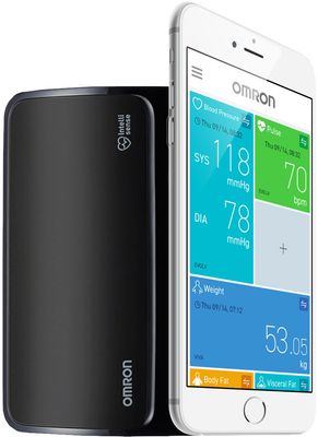 Omron Evolv s bluetooth připojením na Android/iOS zařízení