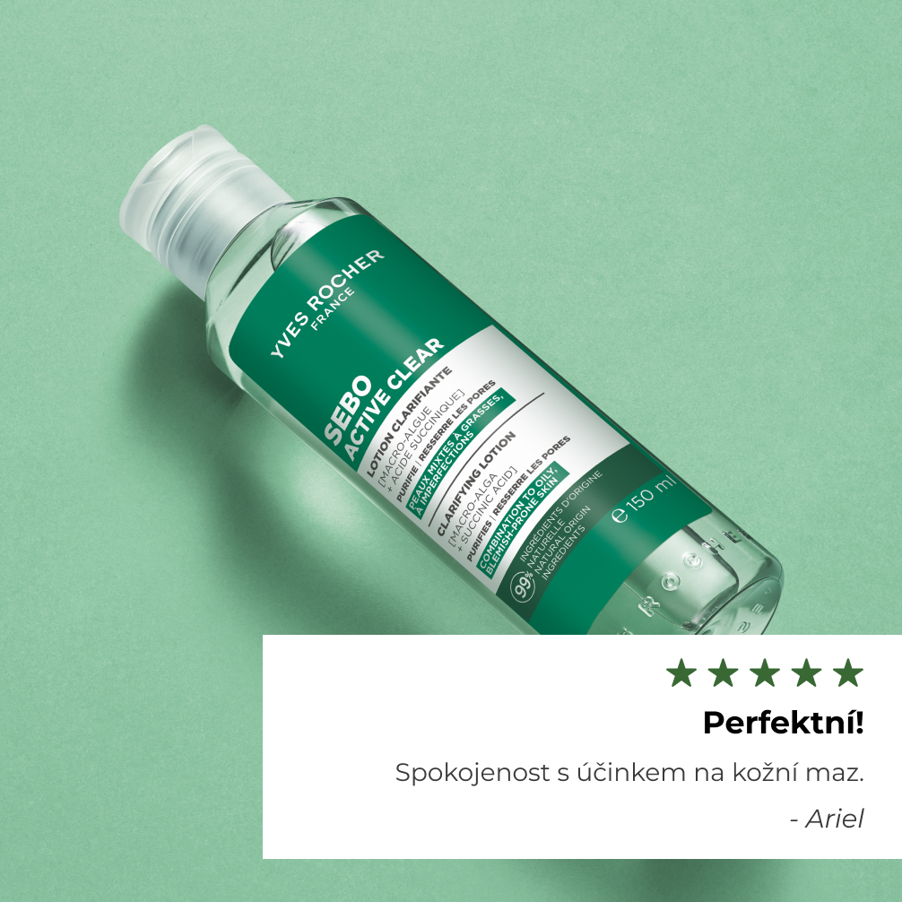 Yves Rocher Sebo Active Clear Čisticí tonikum 150 ml
