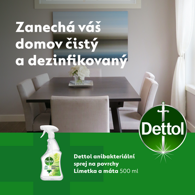 Dettol sprej limetka/mata 500 ml