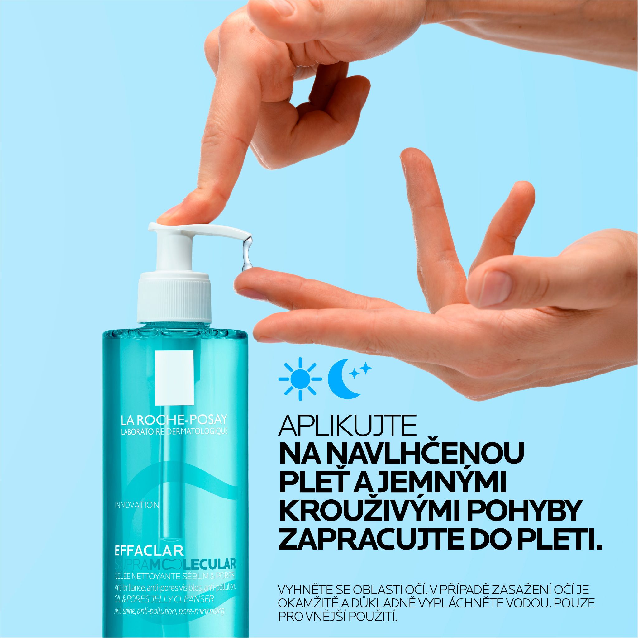 La Roche-Posay Effaclar Supramolecular Zmatňující čisticí gel na mastnou pleť 200 ml