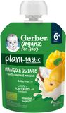 Gerber Organic ovocná kapsička mango a kdoule s kokosovým mlékem 80 g