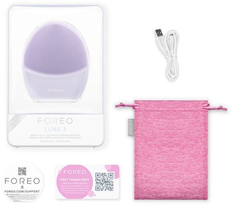 Foreo LUNA 3, Sonický čistící a masážní přístroj - pro citlivou pleť