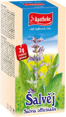 Apotheke Šalvěj lékařská čaj 20 x 2 g