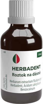 Herbadent Masážní roztok 25 ml