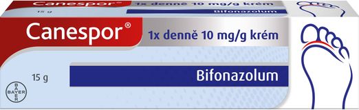 Canespor 1x denně 10 mg/g krém, 15 g