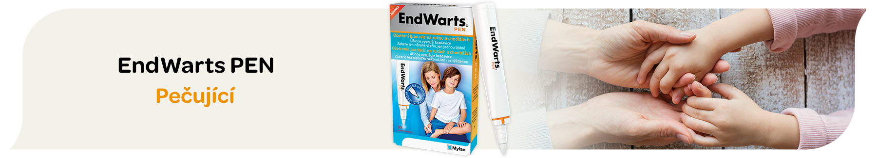 Endwarts, domácí ošetření bradavic, endwarts pen