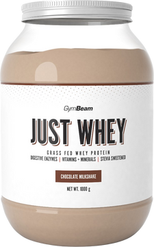 GymBeam Just Whey chocolate milkshake 1000 g
