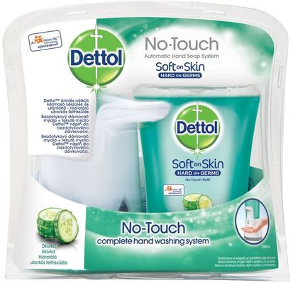 Dettol Bezdotykový dávkovač mýdla Okurka 250 ml