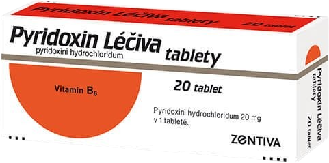 Pyridoxin Léčiva 20 mg 20 tablet