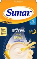Sunar mléčná rýžová kaše na dobrou noc banánová 210 g