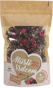 Topnatur Müsli srdcem Malina&Belgická čokoláda 250 g