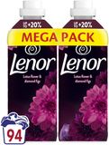 Lenor Aviváž 94 Praní, Lotus Water & Diamond Figs 2 x 987 l
