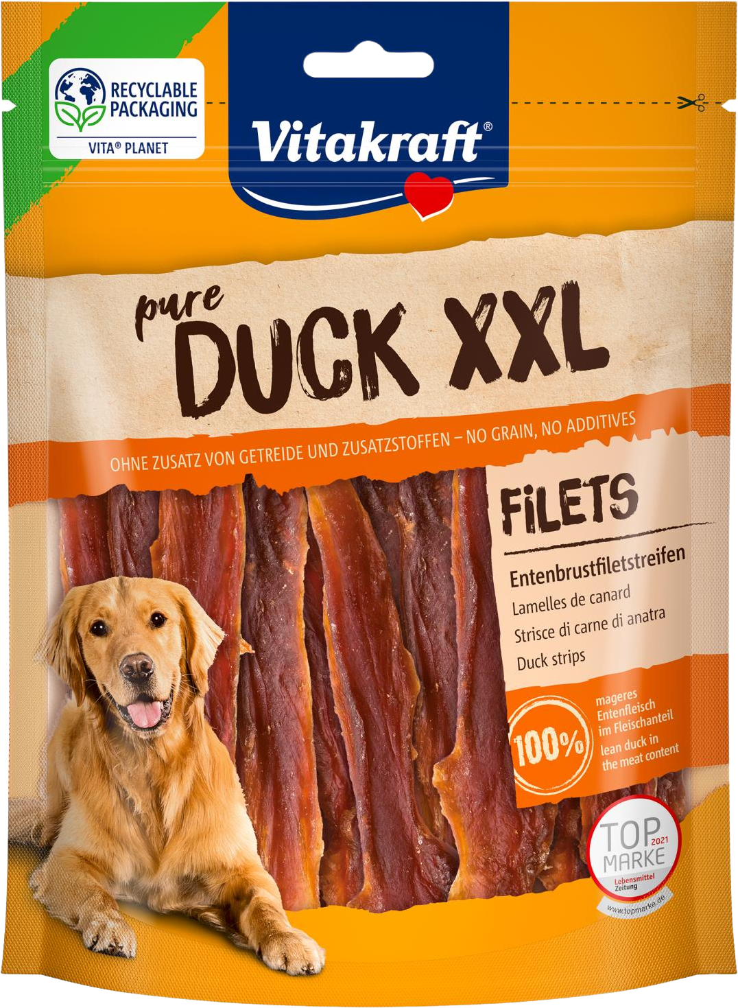 Vitakraft Duck kachní plátky XXL 250 g
