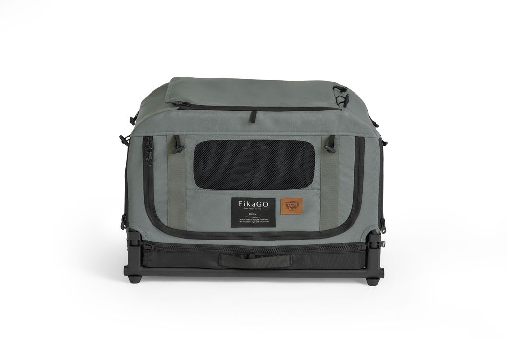 FIKAGO Skládací kennel přepravka Queen XS Green