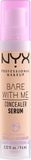 NYX Professional Makeup Bare With Me Zklidňující sérum a korektor 2v1 - odstín 03 Vanilla 9.6 ml