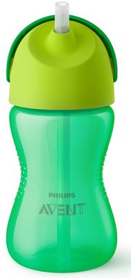 Philips Avent Hrnek s brčkem Bendy chlapec 300 ml