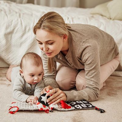 Canpol babies Kontrastní edukativní knížka Sensory