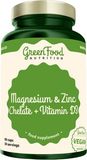 GreenFood Nutrition Hořčík a Zinek Cheláty + Vitamín D3 90 kapslí