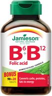 Jamieson Vitamíny B6, B12 a kyselina listová 110 tablet