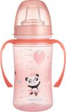Canpol babies Tréninkový hrníček Exotic Animals - růžový 240 ml