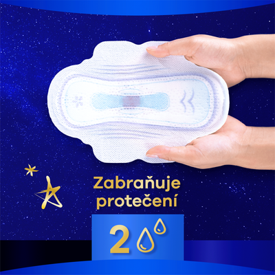 Always Ultra Hygienické Vložky Secure Night Extra with wings 10ks 1 x 10 ks