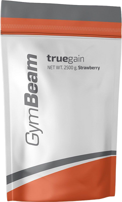 GymBeam Gainer True Gain jahoda 2500 g