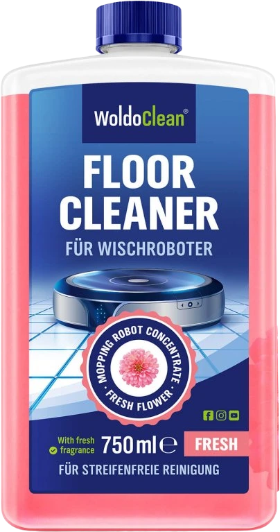 Allnature WoldoClean Čistič podlah pro roboty Flower 750 ml