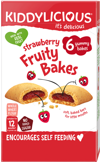 Kiddylicious Koláčky jahodové 132 g