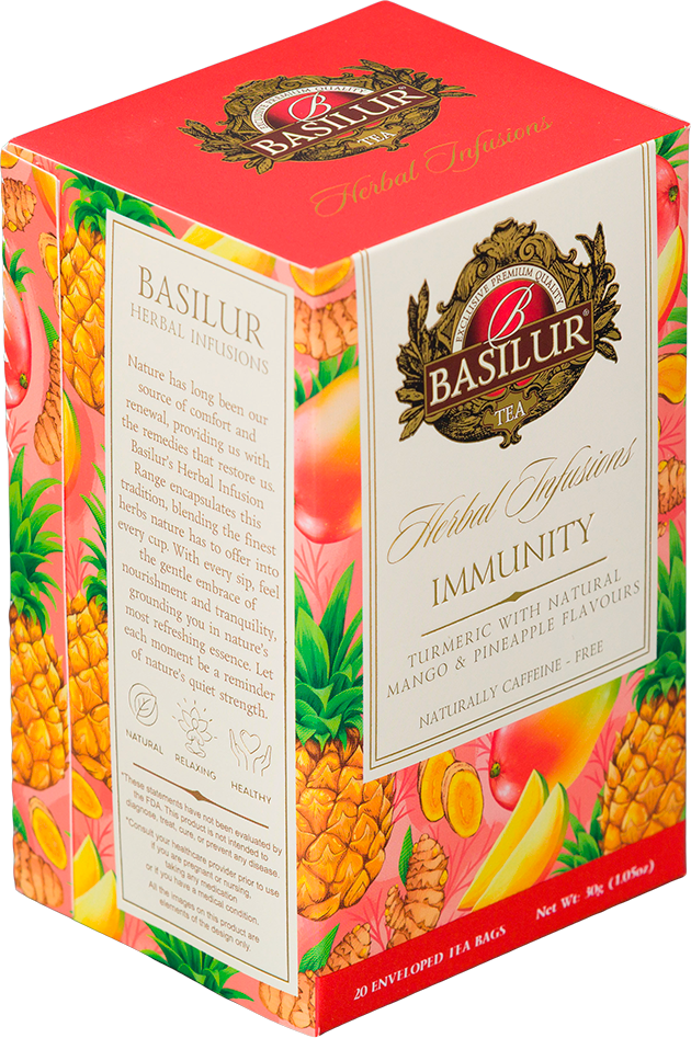 Basilur Herbal Immunity přebal 20 x 1.5 g