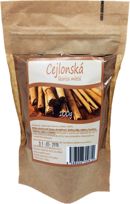 Najtelo Cejlonská Skořice mletá Ceylon 100 g