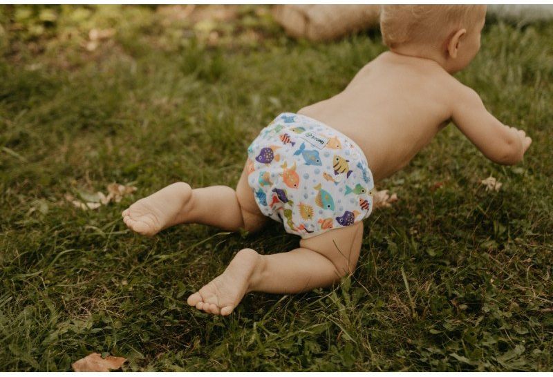 T-Tomi Plavky plenkové, 5-15kg, Grey flowers