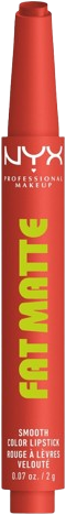 NYX Professional Makeup Fat Matte Smooth Click Lipstick Coral Cuddlin' 8 ml