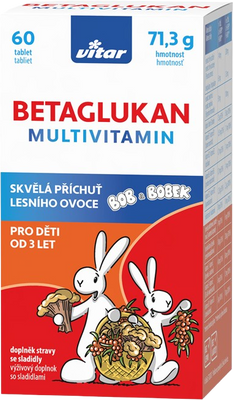 Vitar Kids Betaglukan Multivitamin 60 tablet