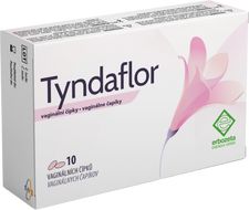 Tyndaflor vaginální čípky 10 x 2 g