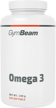 GymBeam Omega 3 unflavored 240 kapslí