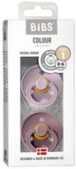 BIBS Colour Dudlíky z přírodního kaučuku - velikost 1, Dusky Lilac/Heather 2 ks